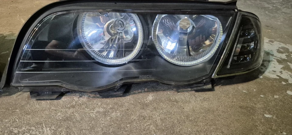 2x Hauptscheinwerfer links Rechts BMW 3er E46 Scheinwerfer mit Blinker - Bild 2 von 4