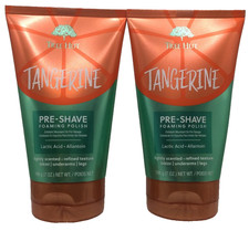 Tree Hut Tangerine Shave Prep Polish, Gently Soothe Prep Skin, PACK OF 2