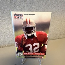 Pro Set 1991 Ricky Watters San Francisco 49ers #774 2nd Round Draft Choice Card