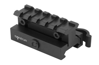 Lockdown Series Adjustable Height Picatinny Riser Mount with Quick Release | 2.5