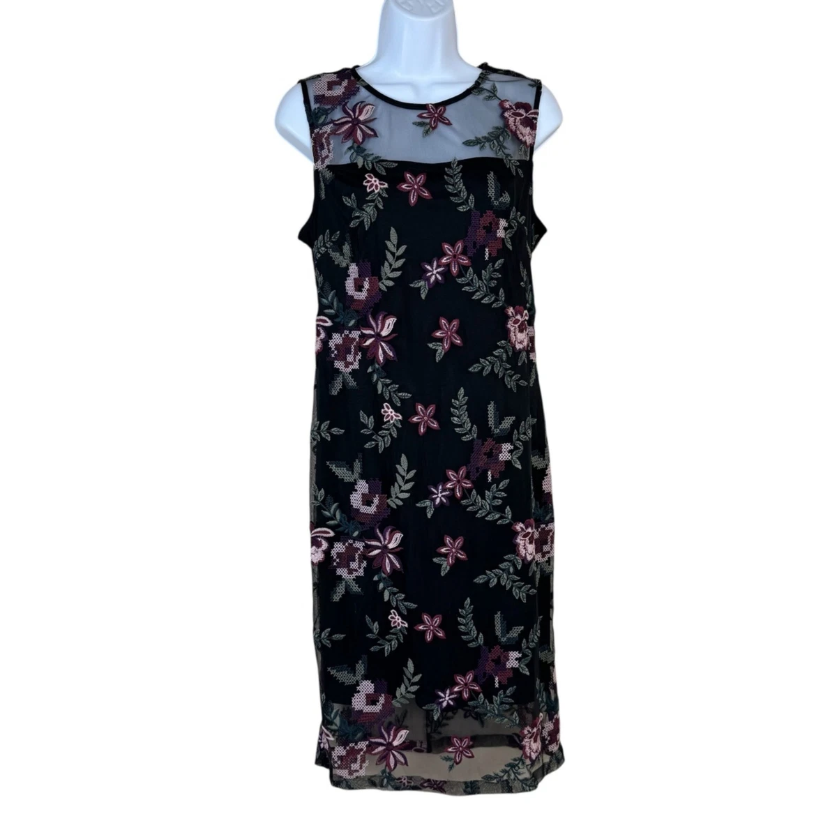 calvin klein lace floral dress Vintage S/S 1992 Calvin Klein Collection Silver Lace Silk Runway Dress –  tseskarb