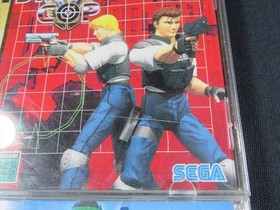 Sega Saturn Virtua gun SS controller cop Japan game tested 2 games set Japanese