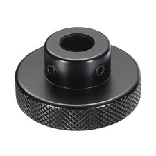 Aluminum Alloy Handwheel 50mm OD 12mm Bore Hand Wheel for Lathe, Black