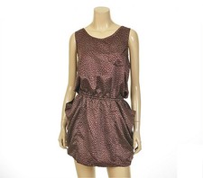 Codes Combine Womens Casual Glossy Animal Print Sleeveless Dress One Size BU NWT