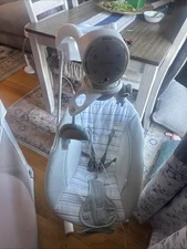 Ingenuity InLighten 5-Speed Baby Swing Swivel Infant Seat - Van Elephant (13096)