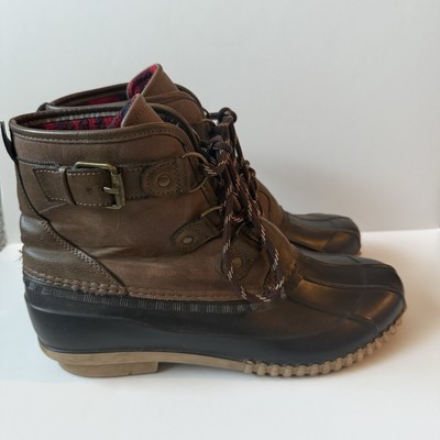 Maurices Jade Women's Lace-Up Duck Boots - Brown, Size 9.5