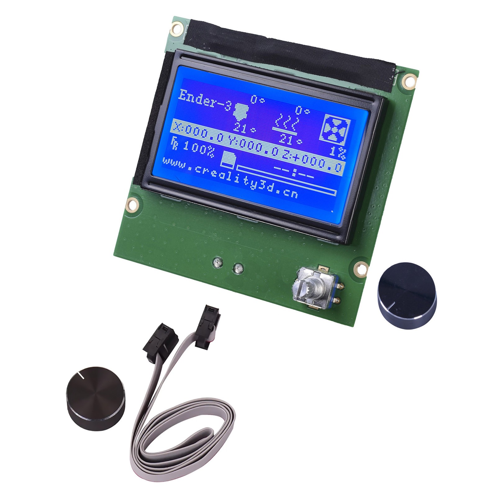 LCD Screen & Cable Replacement Kits For Creality Ender 3/Ender 3 Pro 3D Printer