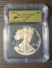 1986-S PR 70 DCAM American Silver Eagle ASE $1 ICG Proof AUSTIN HUTTO (PF 70)