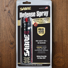 Sabre Police Magnum Pepper Spray Full Cone Mist Spray Ultraviolet Dye USA MADE