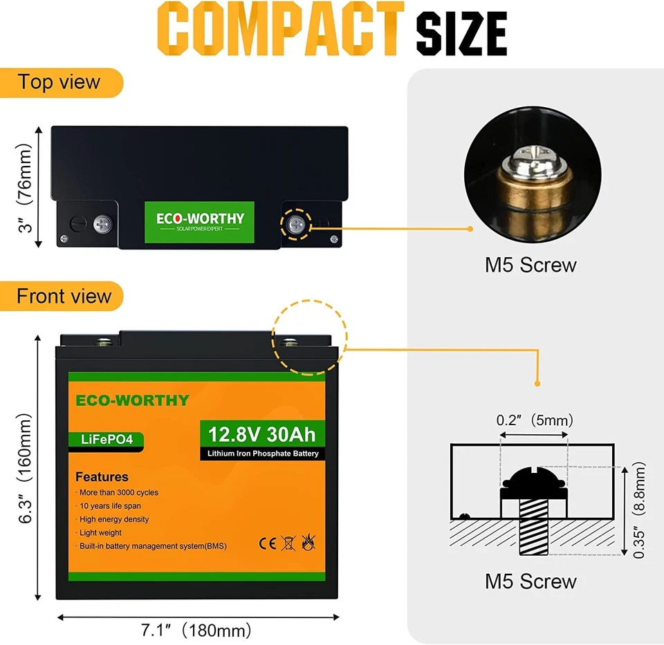 400W Solar well pump Kit 12V DC submersible water pump with 2pcs 30AH Li-battery - Image 2 of 4