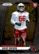 2024 Panini Prizm #325 Darius Robinson Rookie Arizona Cardinals - BK144