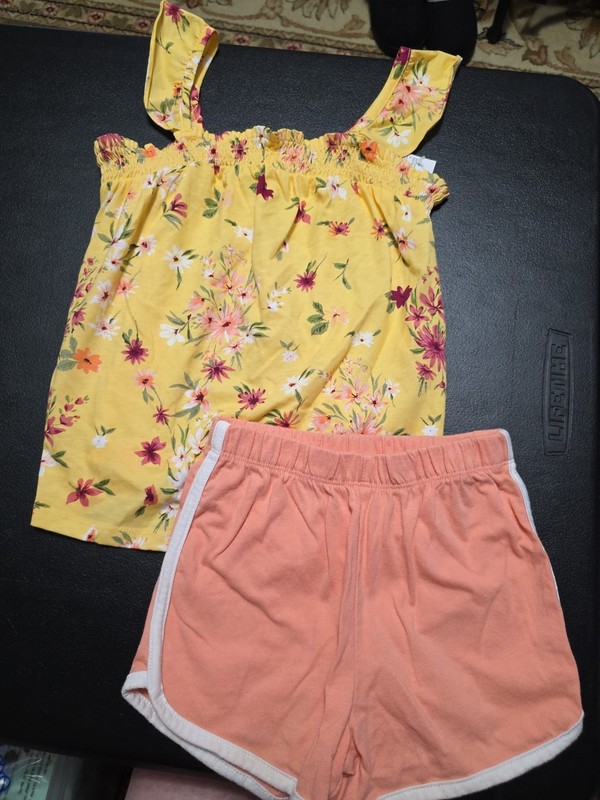 Girls Sz 5T New Tank Top And Shorts Outfit