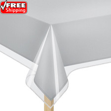 Clear Plastic Table Cover Protector 100 Waterproof Table Protector Crystal Clea
