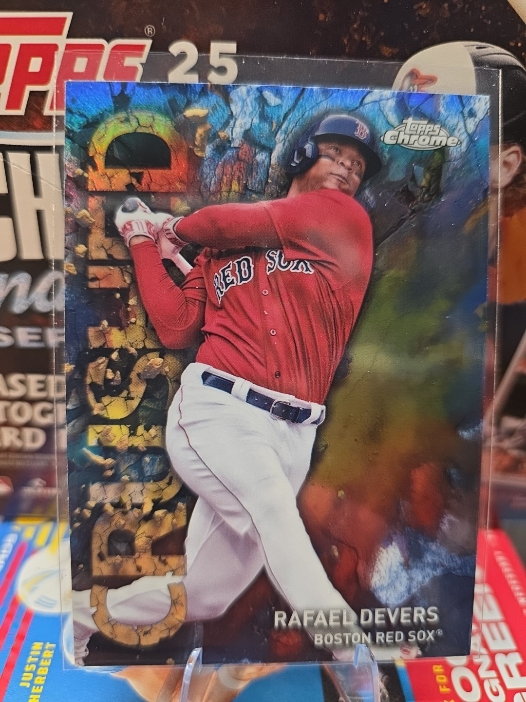 2023 Topps Chrome Update Rafael Devers CRUSHED C-11 Case Hit!