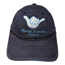 Hang Loose Hawaii Strapback Baseball Cap Blue One Size Surfware Hawaii Classics