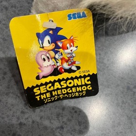 SEGA Sonic Rocky Plush Toy Gray Sega Sammy Collectible Rare 90s