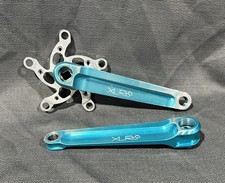 Clark-Kent XLR8 Billet Crank Arms & Star Spyder MTB 175mm 110/74mm BCD Turquoise