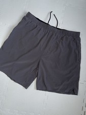 Rhone Shorts Mens Medium Gray Swift Lined Performance Gym Lift 7 Inch Inseam