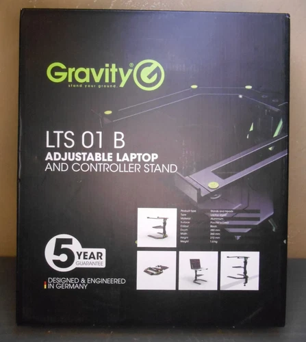 Gravity LTS 01 B Adjustable Laptop and Controller Stand