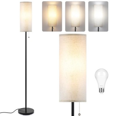 Floor Lamp for Living Room, 3 Color Temperature Modern Standing Lamps, Minima...