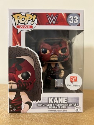 Kane 33 WWE Walgreens Exclusive Funko Pop Figure In WWE Themed Pop Protector
