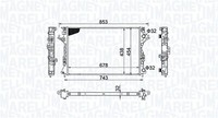 MotorküHler WasserküHler Magneti Marelli 350213152200 FüR Renault Laguna 2 KG0 4