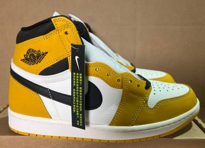 Air Jordan 1 Retro High OG Yellow Ochre DZ5485701 Yellow Ochre/Black/Sail Sz 8