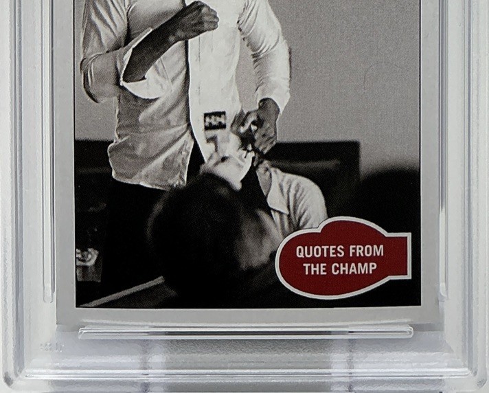 Muhammad Ali PSA 10- 2021 Topps Tribute Set ‘I Am So Fast That…’ -The Greatest view 3