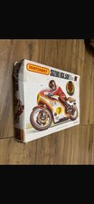 Matchbox Barry Sheene figure on a SUZUKI motorbike in good condition.