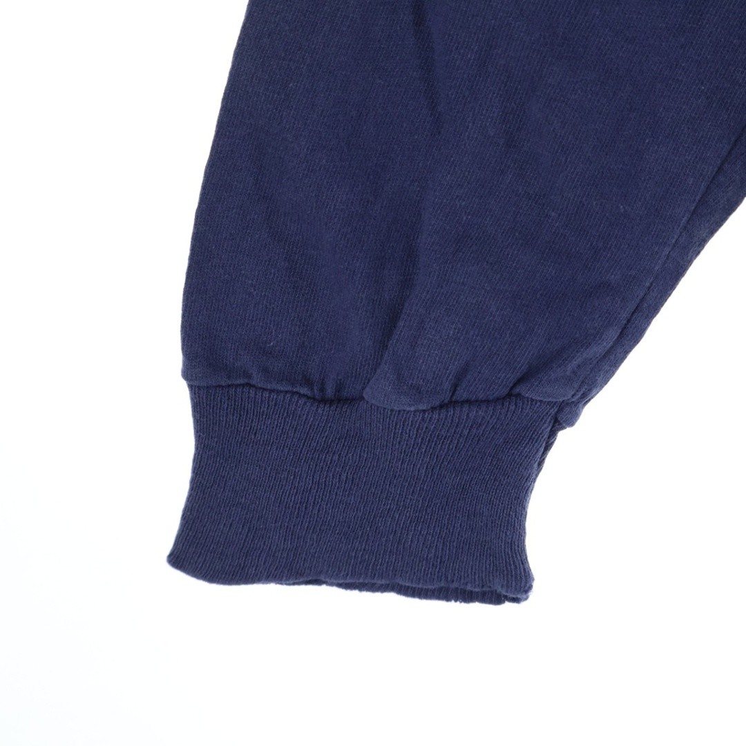 STUSSY 80S VINTAGE Black Tag Crown Double sided Print Long Sleeve T-shirt  Navy thumbnail 5