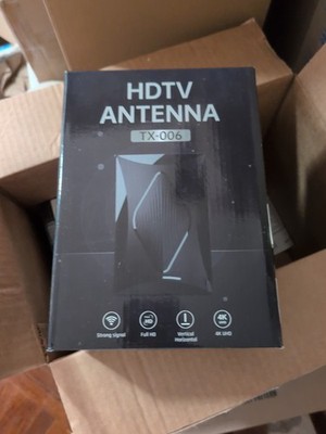 HDTV Antenna TX-006 Indoor/Outdoor Black Full HD Strong Signal