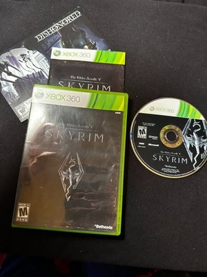 Elder Scrolls Skyrim - Microsoft Xbox 360 w/ Manuels