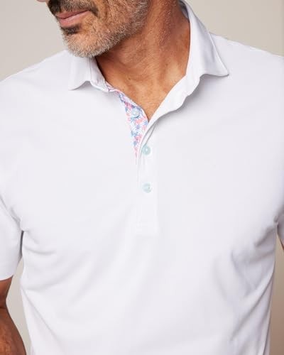 johnnie-O Tropical Solid Mesh Performance Polo Ha… - image 5