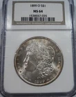 1899 O Morgan Silver Dollar NGC Graded MS 64