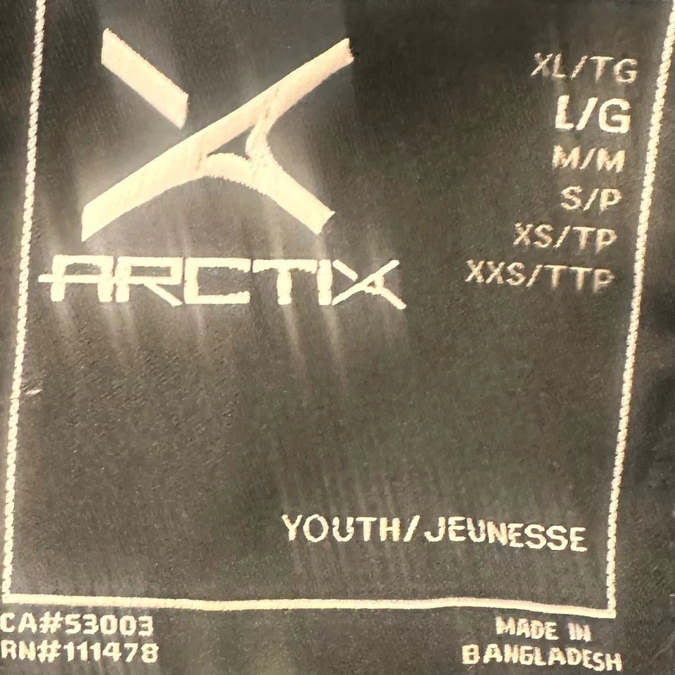 Arctix Youth Black Snow Bibs Size Large Winter Ski Snowboard Pants Overalls - Image 4 of 4