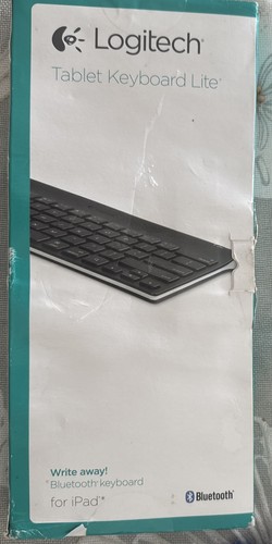 Logitech Tablet Keyboard Lite for iPad Bluetooth Keyboard New in box