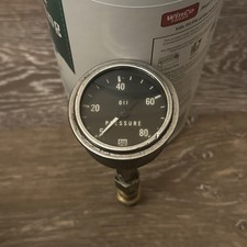 Nicevintage Stewart Warner Sw Oil Pressure Gauge 0-80 Psi 826364 Made In Usa