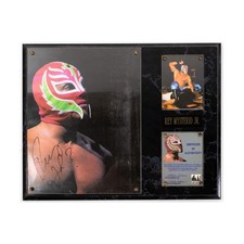 Figures Toy Memorabilia Rey Mysterio Jr. Collectors Plaque VG+