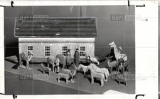 1954 press photo toy object used play