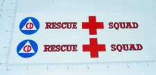 Pair Tonka Rescue Squad Box Van Stickers TK-010