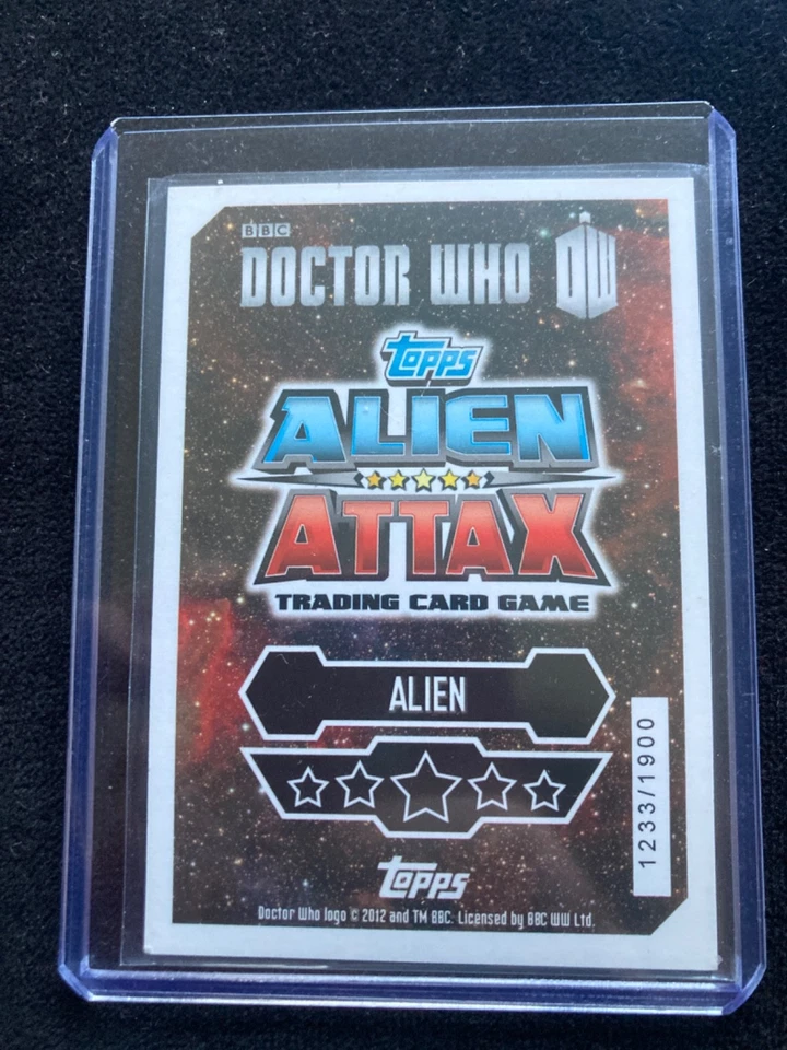 Topps Alien Attax Dr Who Costume Card Relic Ganger RARE - Image 2 of 4