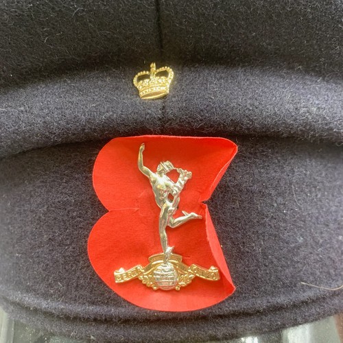 Original British Army Royal Corps of Signals RCOS Peaked Cap & Badge - Size 57 - Picture 8 of 10