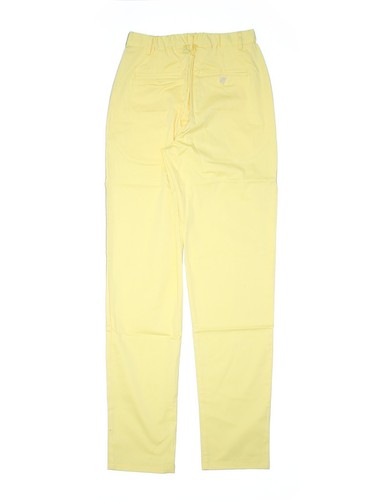 Oscar de la Renta Girls Size 16Y Sunbeam Yellow Cotton Pants MSRP: $135 - Picture 2 of 4