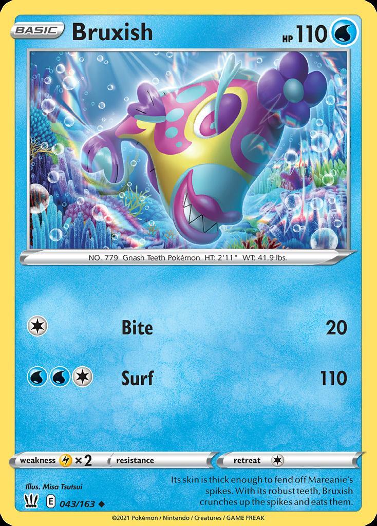 Pokemon Bruxish (43/186) Battle Styles LP