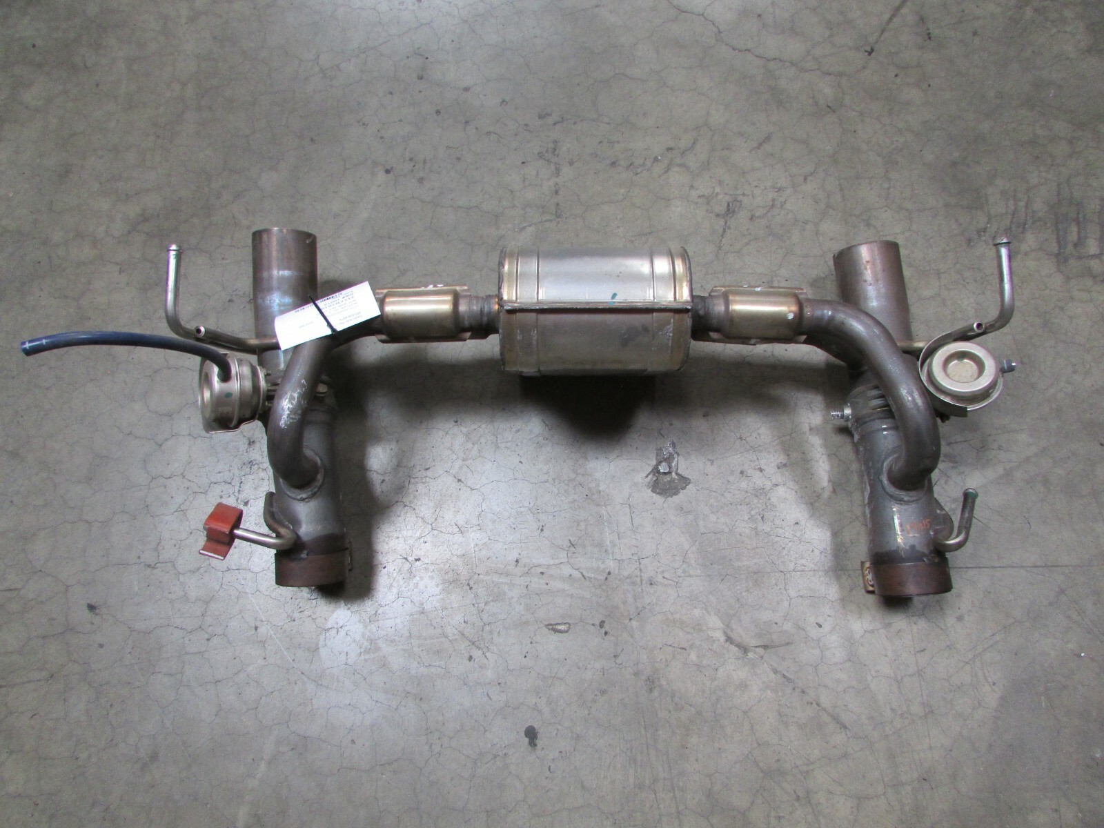 Ferrari 488 Spider, Factory Sport Muffler, Dmg, Used, P/N 324752