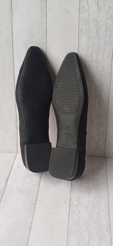VIVAIA Maelyn Black Mesh Heel Womens Shoes - Size UK 9 (43) E RRP = £99 - Picture 9 of 11