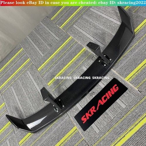 For 2019 2020 2021 Nissan Teana Altima Carbon Fiber Rear Trunk Spoiler Lip Wing - Picture 10 of 18