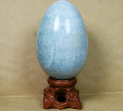 Natural Amazonite Sphere Egg Quartz Crystal Stone Sphere Egg Specimen Stand - Picture 4 of 12