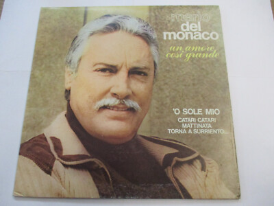 MARIO DEL MONACO - EINE SO GROSSE LIEBE - LP VINYL EX/EX