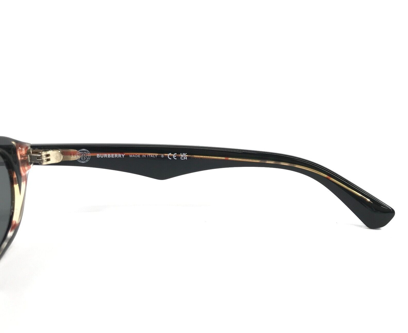 Burberry Sunglasses Frames B4447-D 4121/87 Black Nova Check with Gray Lenses thumbnail 9